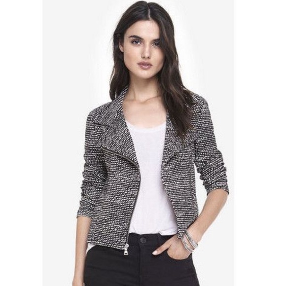 Textured Knit Moto Jacket | Poshmark